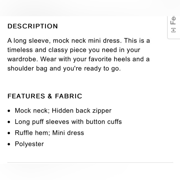 Express Dresses Nwt Express Floral Mock Neck Puff Sleeve Ruffle